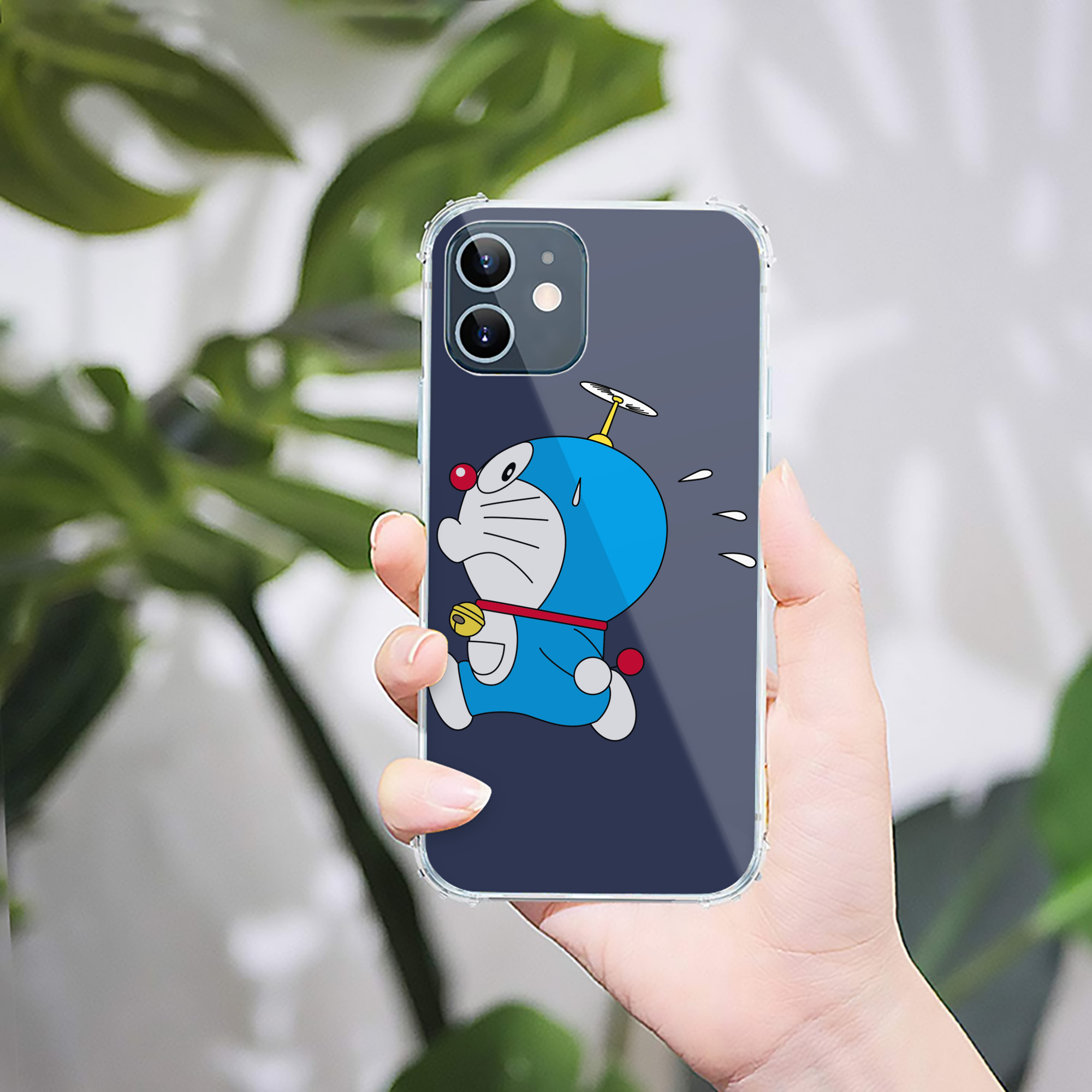 （画像用） ドラえもん Doraemon 【iPhone 12シリーズ対応】透明スマホケース（クリアソフトケース）